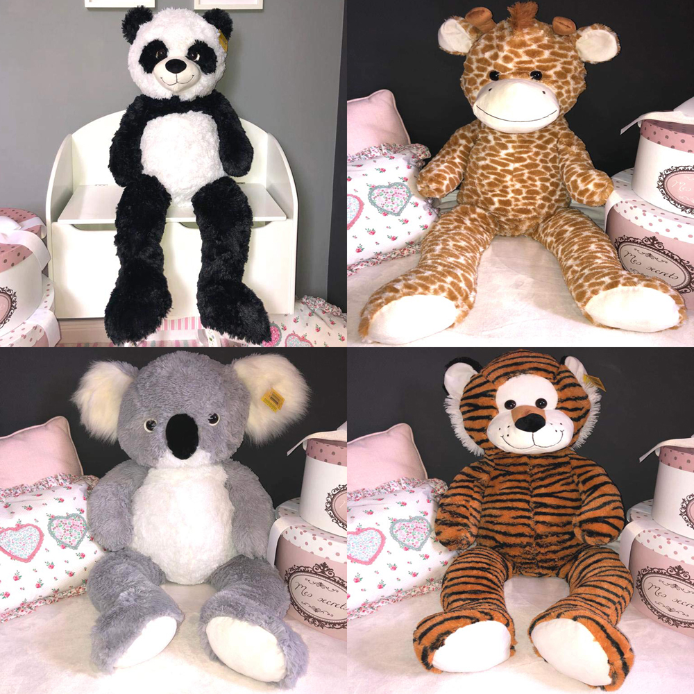 XXL Kuscheltier 1m Tiger Panda Giraffe Koala Stofftier Plüschtier Kinder Sunkid eBay