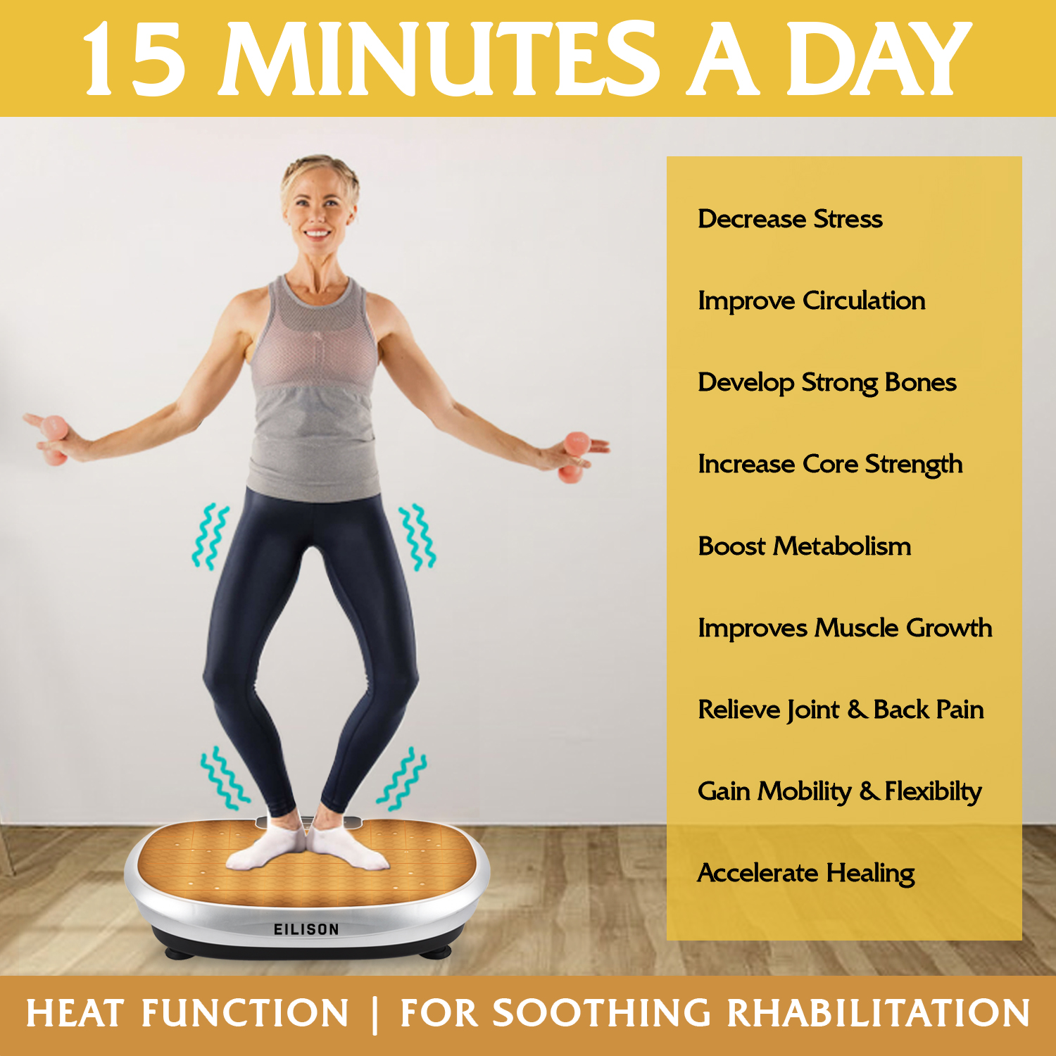 Eilison Global Heating Vibration Plate Eilison Global