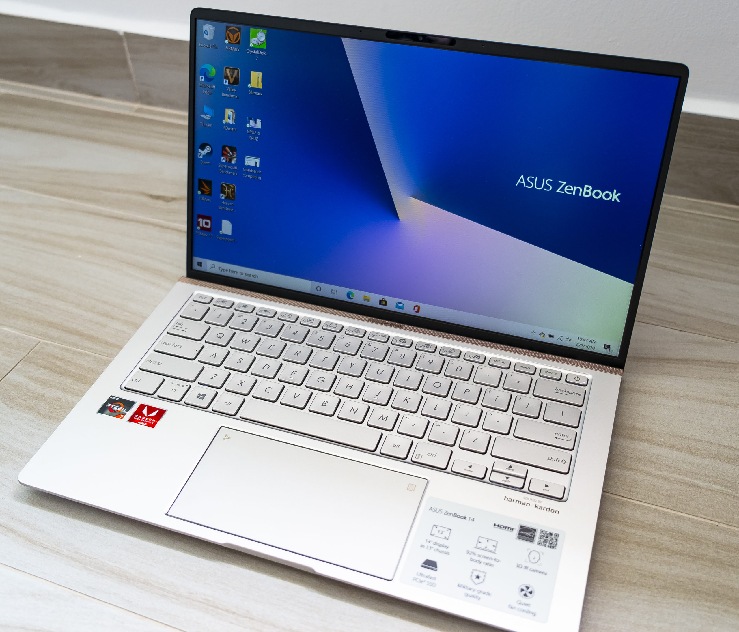 ASUS ZenBook 14 UM433DA Ryzen 7 3700U Review Einfoldtech