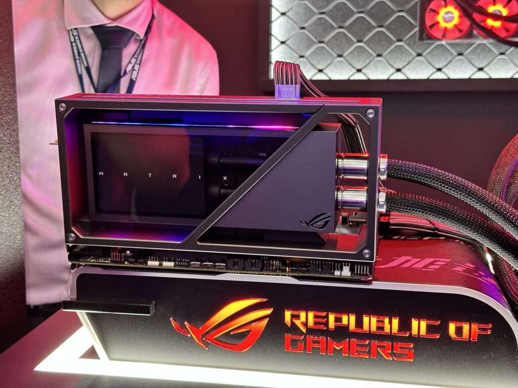 ASUS Republic of Gamers Unveils ROG Matrix GeForce RTX 4090 with Liquid