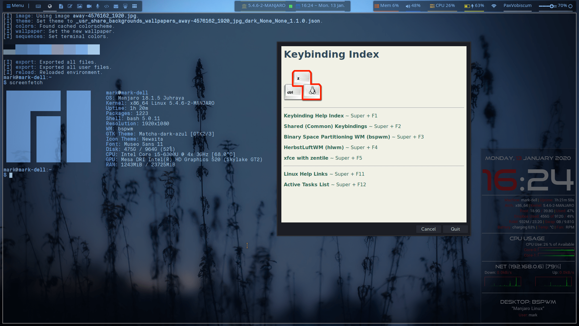 bspwm (+ hlwm) setup eirenicon llc