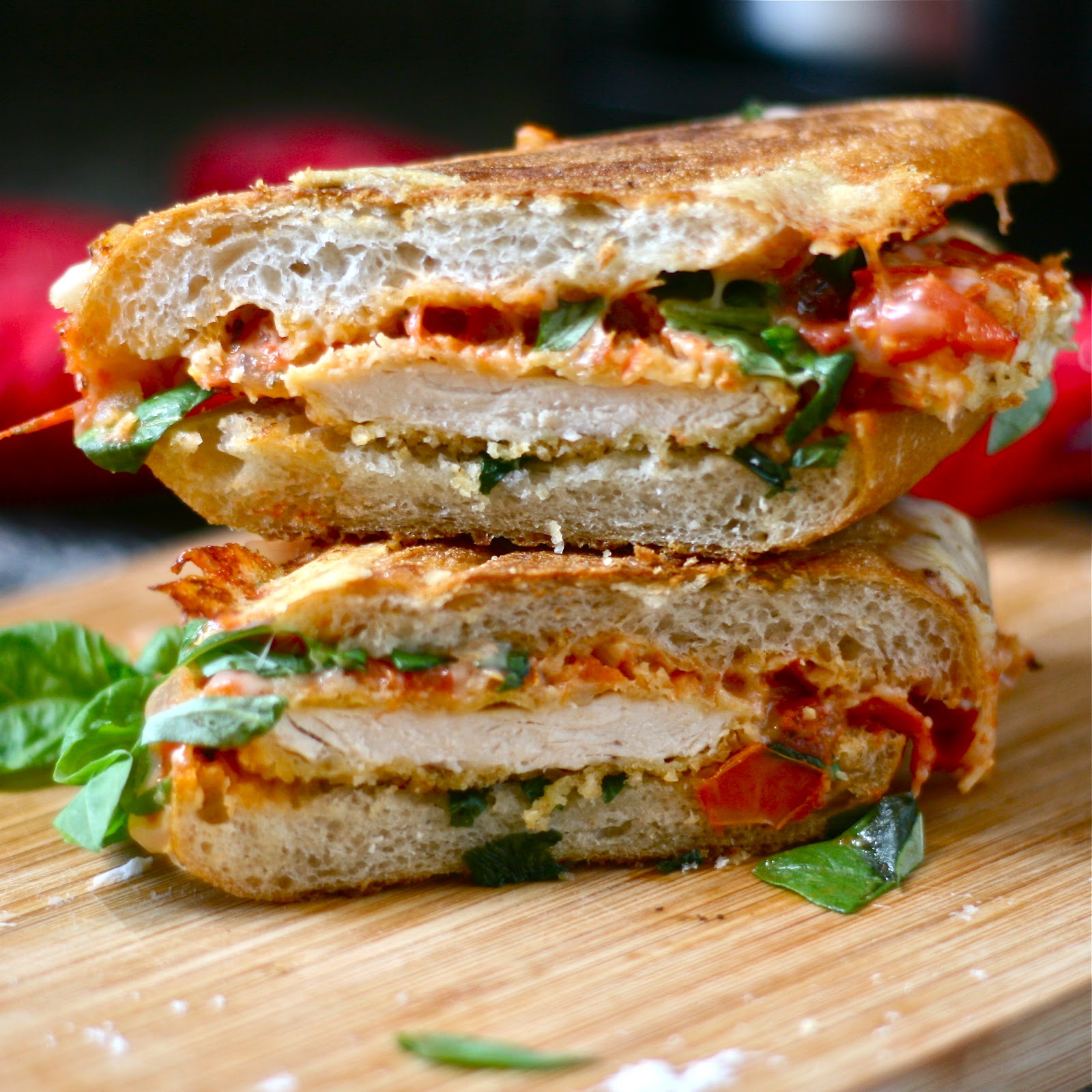 C is for Chicken Parmesan Grilled Cheese e is for eat