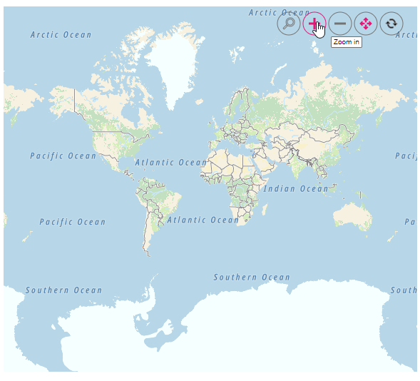Other maps in Angular Maps component Syncfusion