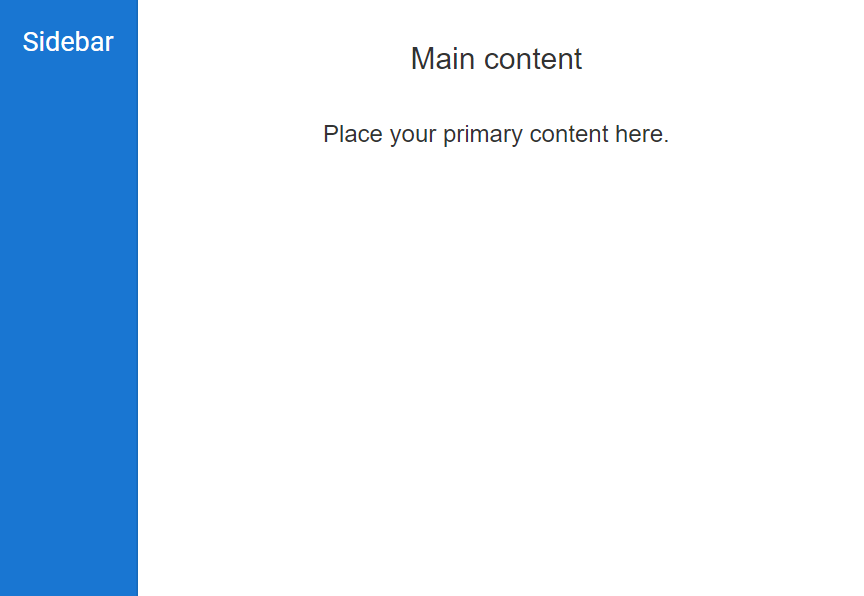 Getting Started with CORE Sidebar Control