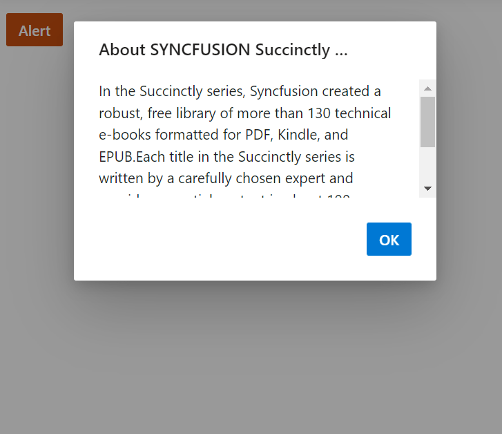 dimension in MVC Predefined Dialogs Syncfusion