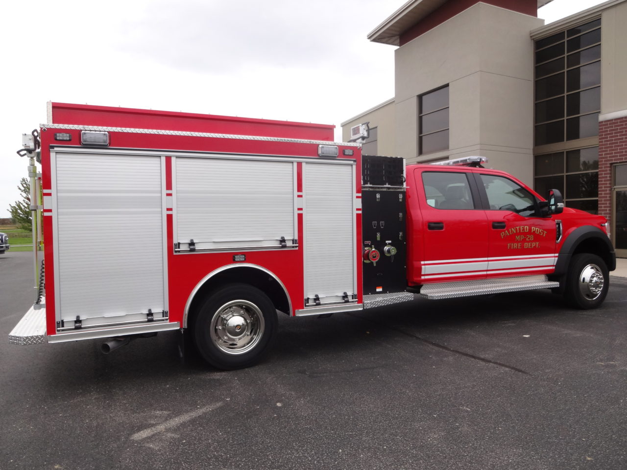 500 GPM Brush Truck/Utility Unit for Painted Post Fire Department E.J. Metals
