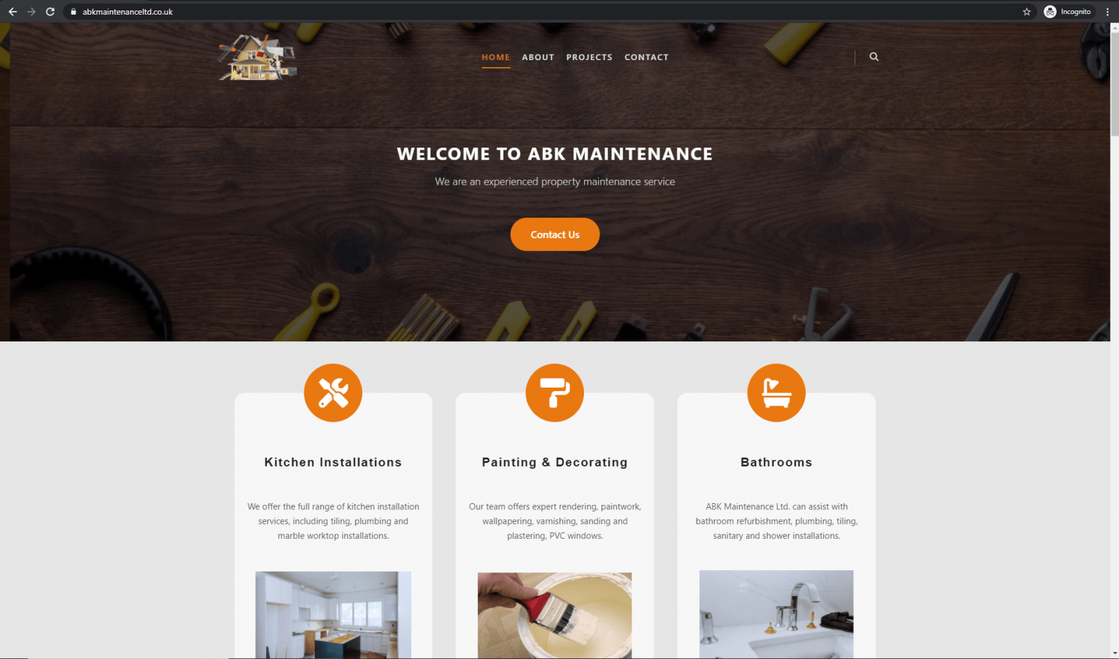 Website design project Yorkshire EJM designs