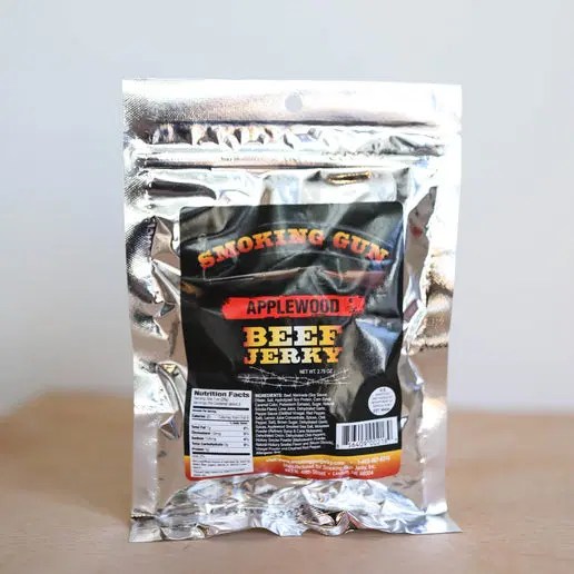 Smoking Gun Applewood Jerky Made in Omaha