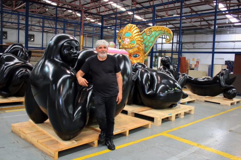 Primeras obras de Jiménez Deredia llegan para exposición