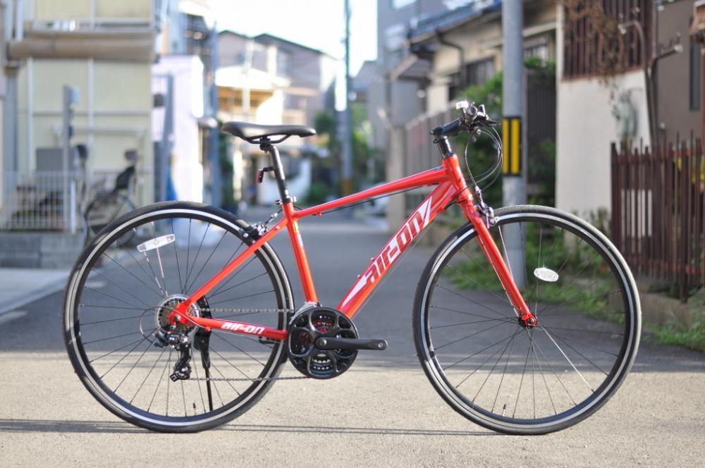 【一般スポーツ自転車】エアーオン 430サイズ 【レッド】 Stech(サカモトテクノ) サイクルショップカンザキ菅原本店 /大阪の