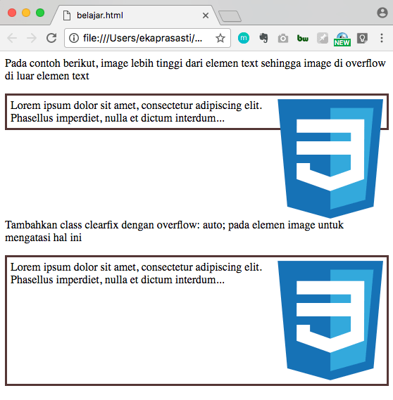 Mengatur Posisi Dengan CSS