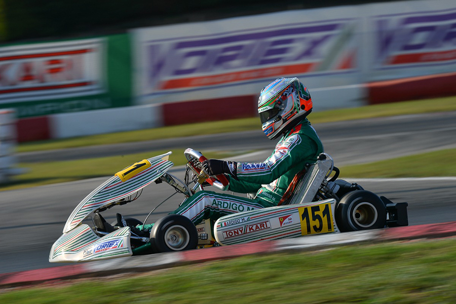 Tony Kart on the Podium in KZ2 and OKJ in the First Round