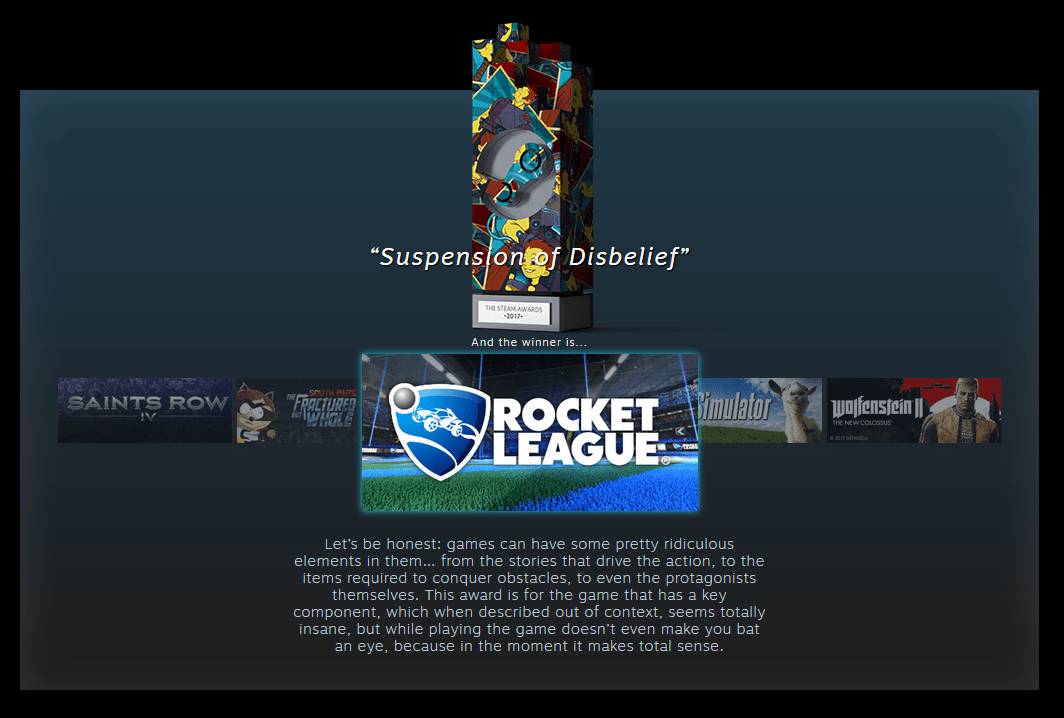 The Steam Awards Results Are In EKGAMING