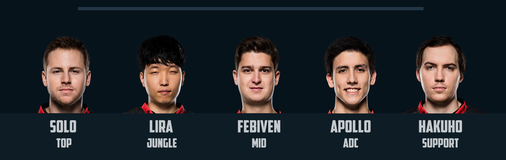 CLUTCHGAMINGROSTERfinal EKGAMING