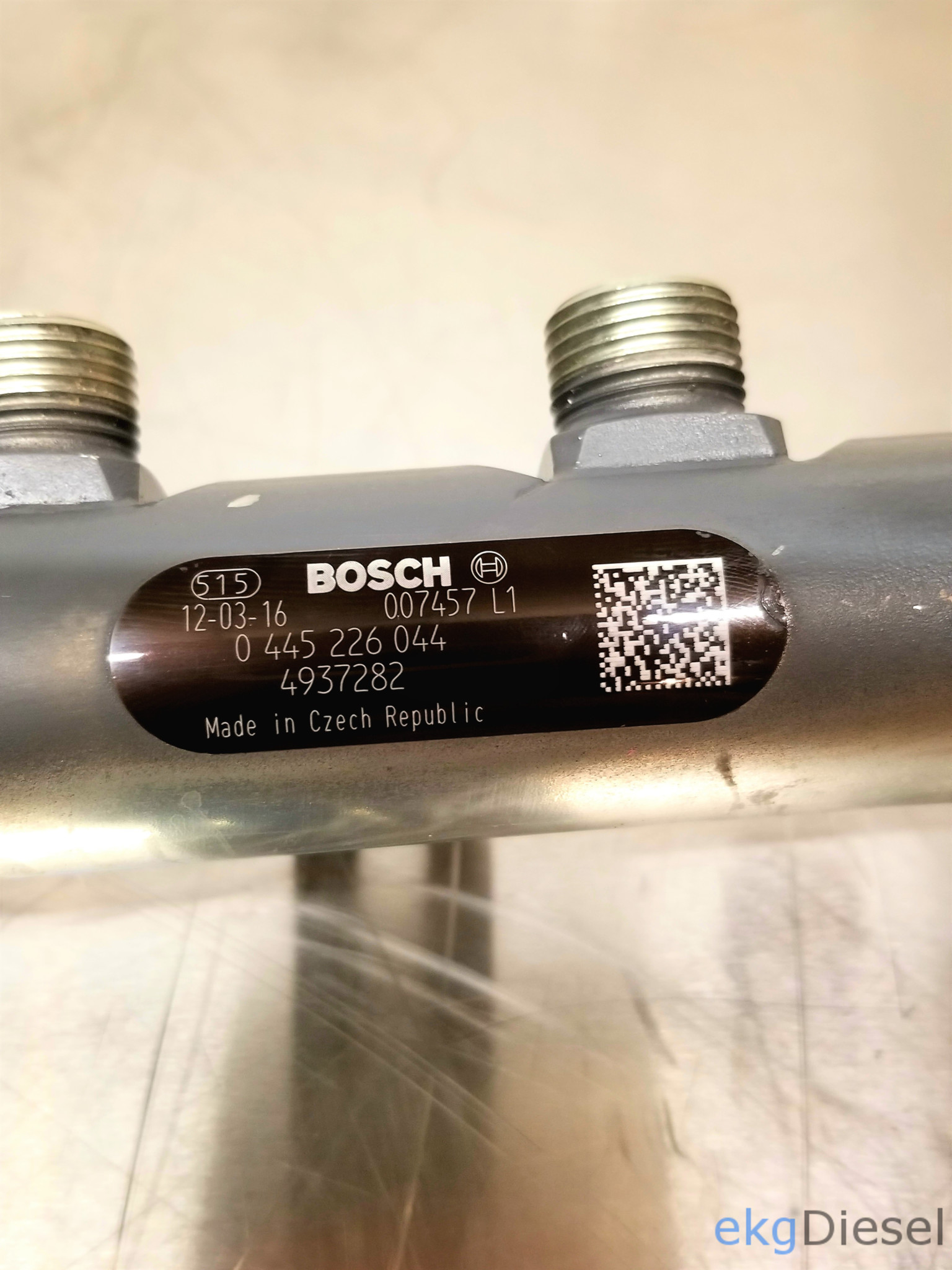 Cummins Bosch Fuel Injection Rail 4937282 EKG DIESEL