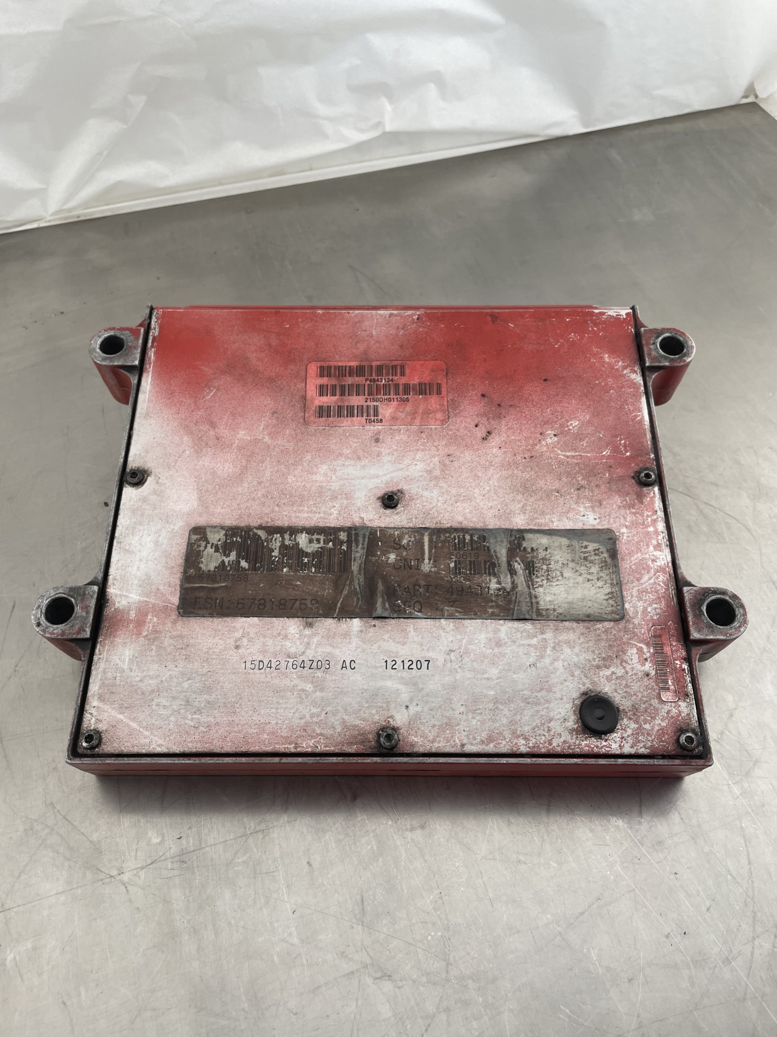 GENUINE CUMMINS 4943134 ECM ELECTRONIC ENGINE CONTROL MODULE EKG DIESEL