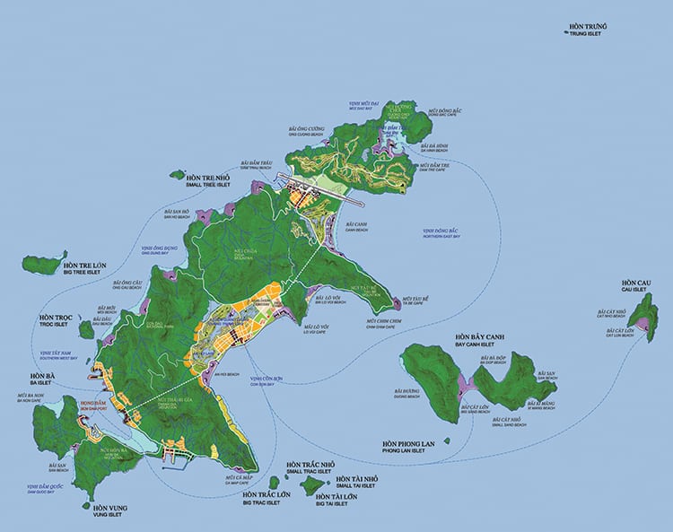 Con Dao Islands Map Con Dao Master Plan EKISTICS