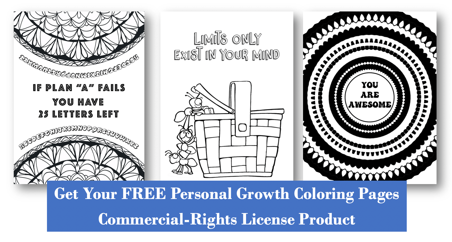 Free Personal Growth Coloring Pages With Private Label Commercial