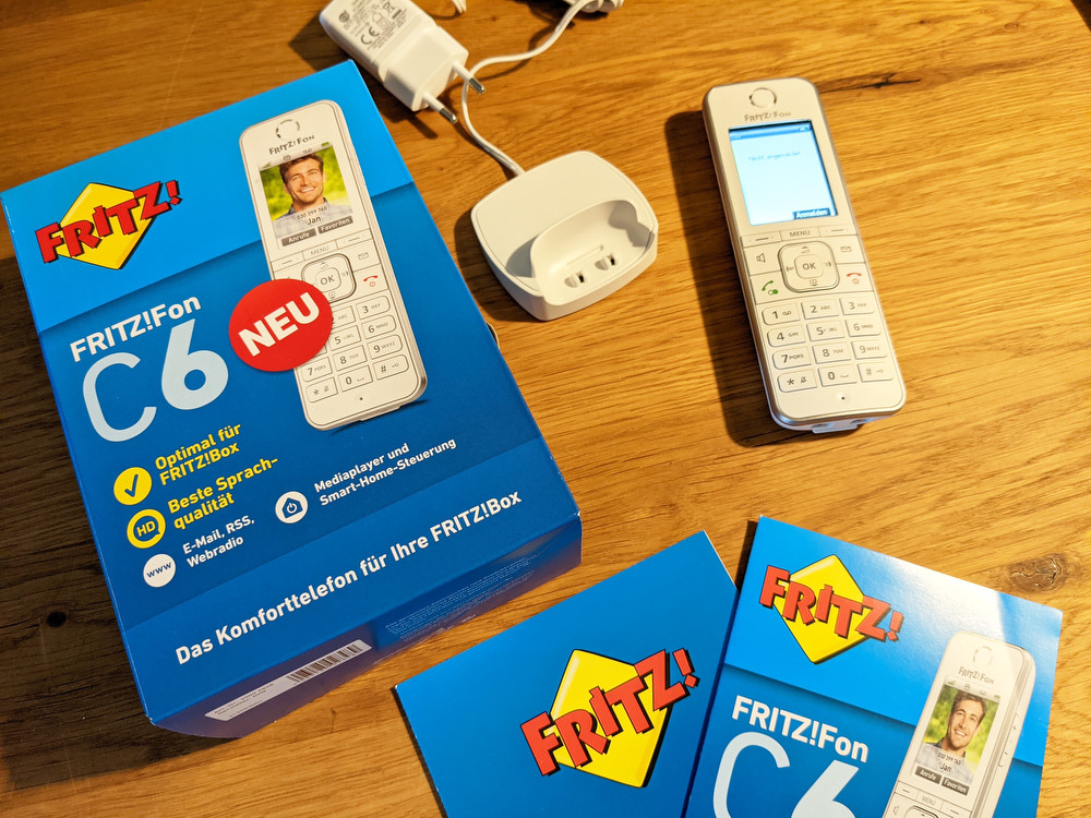 Neues Fritz Fon C6 einrichten an FritzBox eKiwiBlog.de