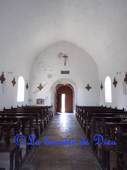 La lumière de Dieu Granges sur Baume, l'église Saint Antoine