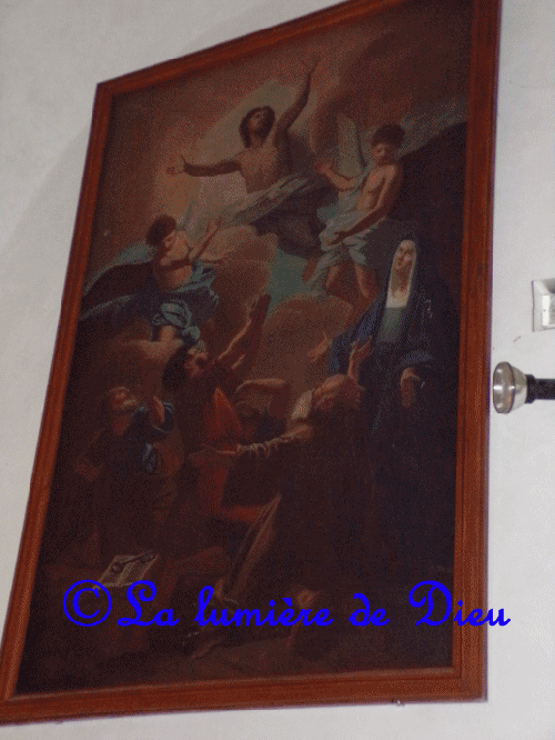 La lumière de Dieu Granges sur Baume, l'église Saint Antoine