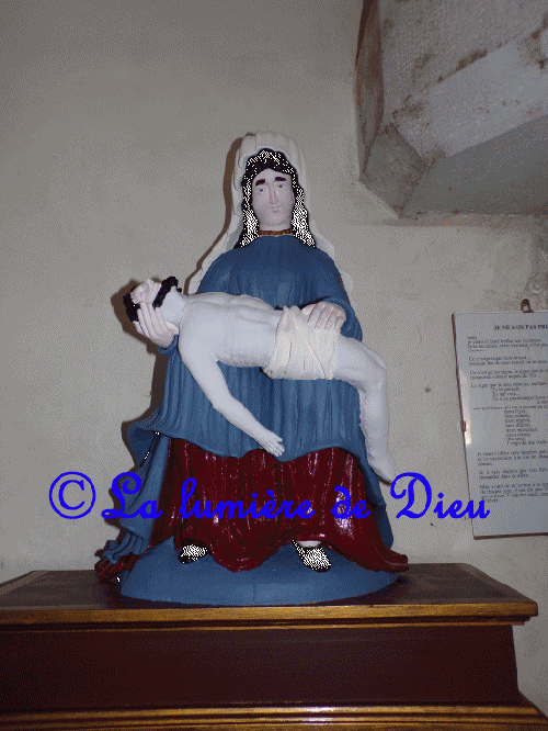 La lumière de Dieu Granges sur Baume, l'église Saint Antoine