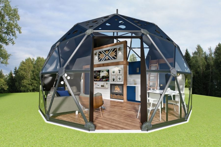 Build your own Geodesic Dome Ekodome Geodesic Domes and Kits