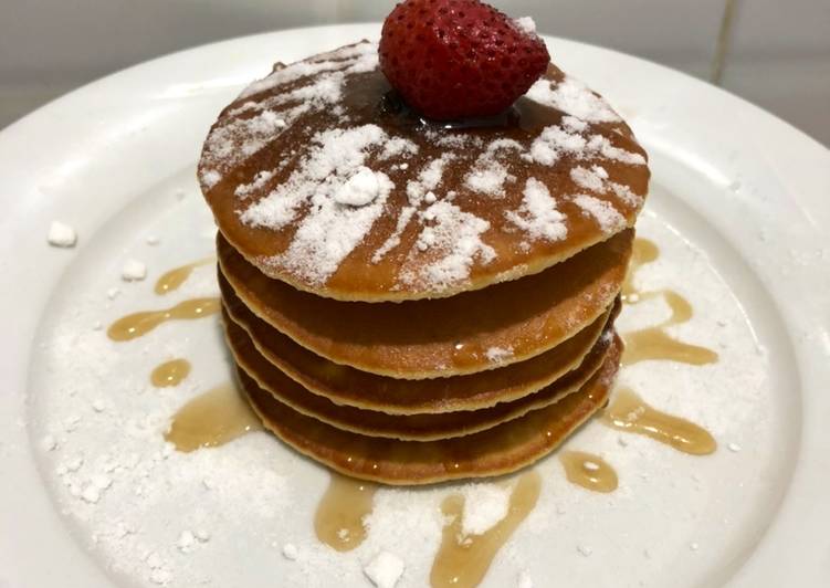 cara membuat pancake pisang tanpa baking powder Archives Challenging