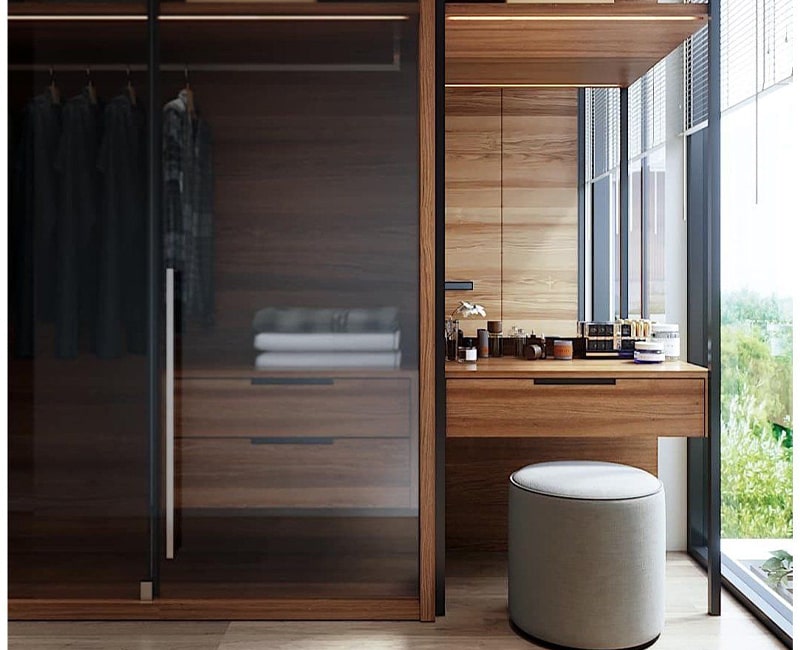 In 2022, There Will Be 7 Beautiful Master Bedroom Wardrobe Designs With Dressing Tables. EKTA