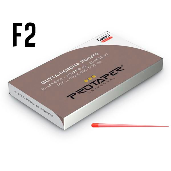 GuttaPercha Points Protаper Universal F2 штифты гуттаперчевые, 60 шт, Maillefer, купить в
