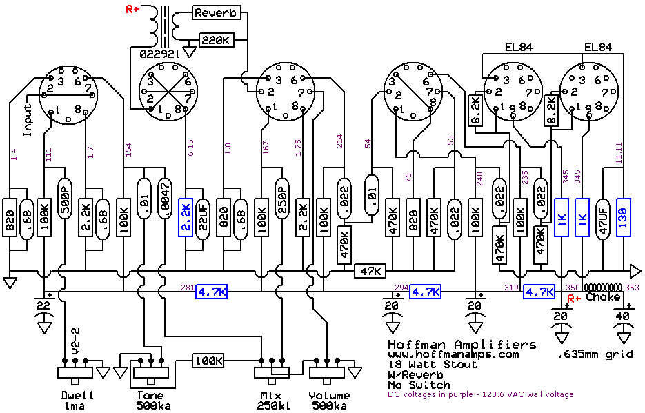 Tube Amp Schematics, Tube Amp Information, Tube Amp Projects
