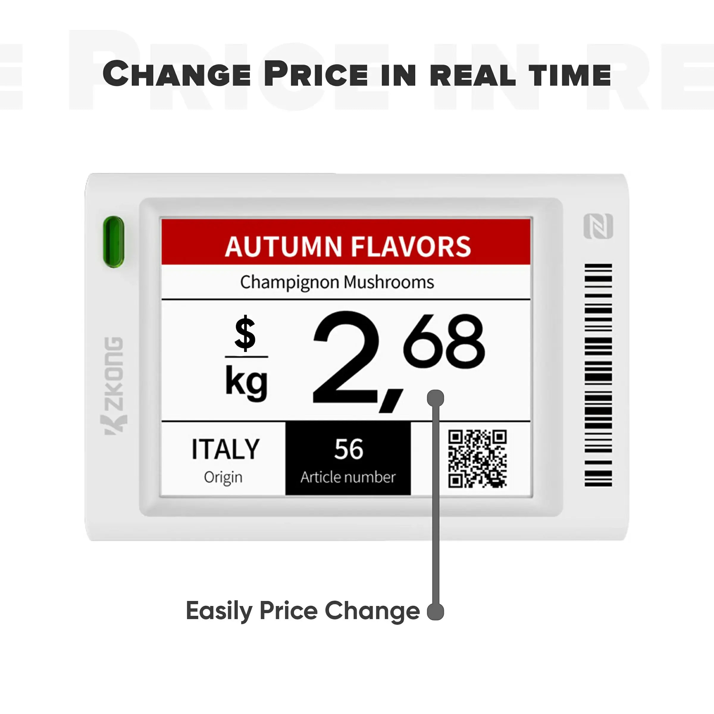 Electronic Shelf Edge labels cost Electronic shelf label advantages