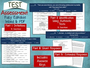 Figurative language is always one of my favorite ela skills to teach. Figurative Language Powerpoint Notes Practice Worksheets Test Ela Buffet