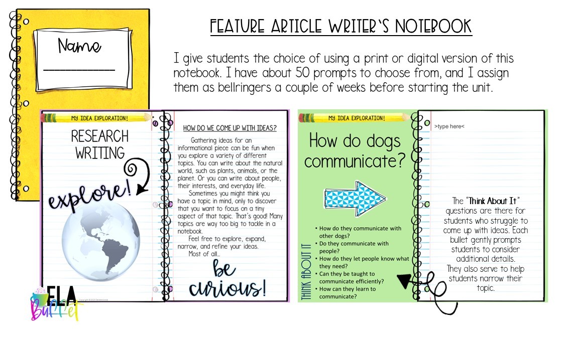Why You Should Use a Feature Article to Teach Informational Writing