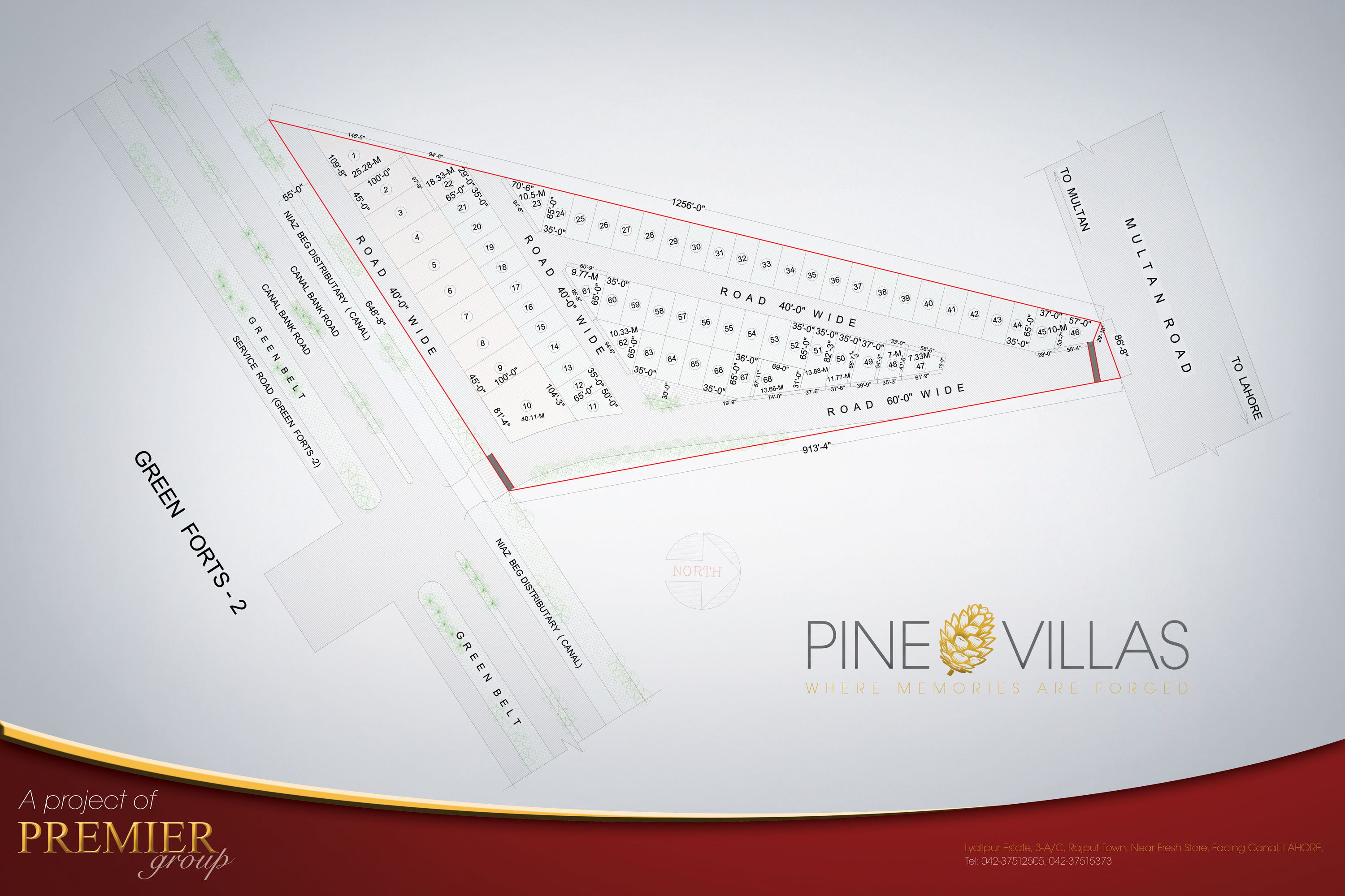 Pine Villas Lahore Elahi Developers