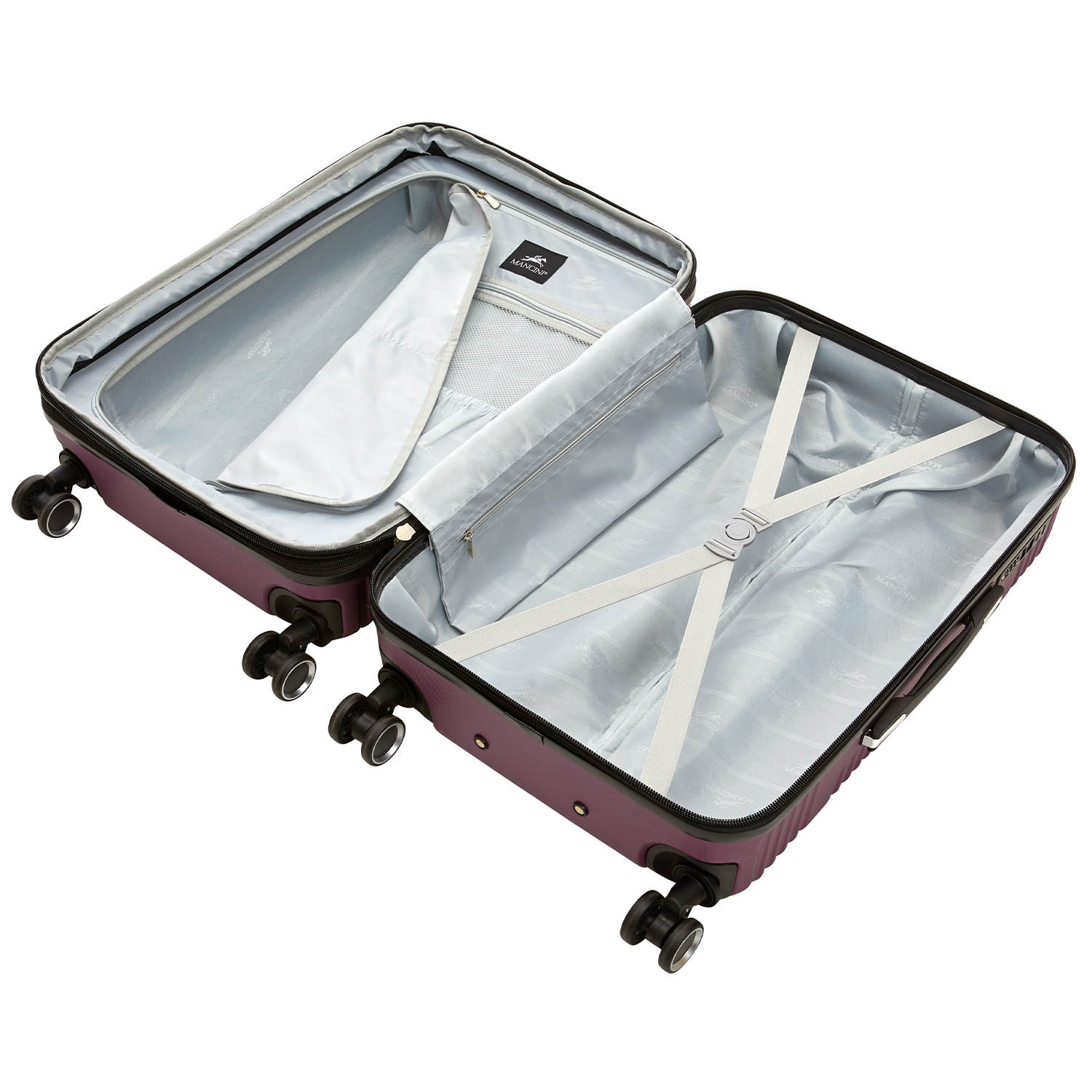 Mancini Lightweight Carryon Spinner Luggage Perth Collection LABS375