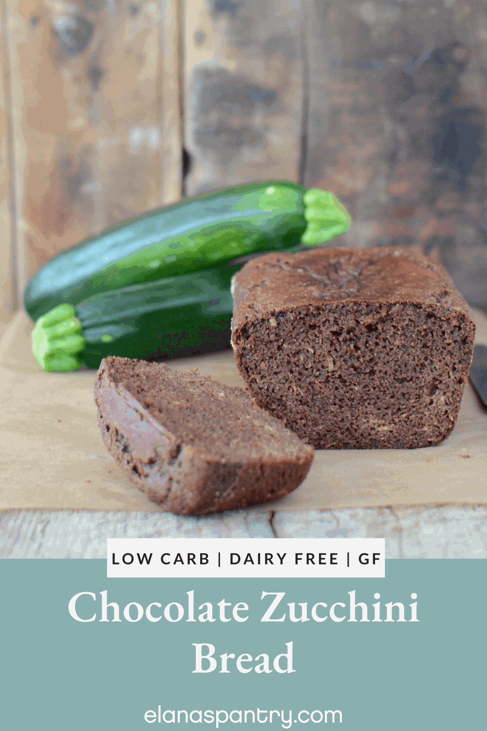 Easy LowCarb Chocolate Zucchini Bread Recipe Kitchen Cook Blog