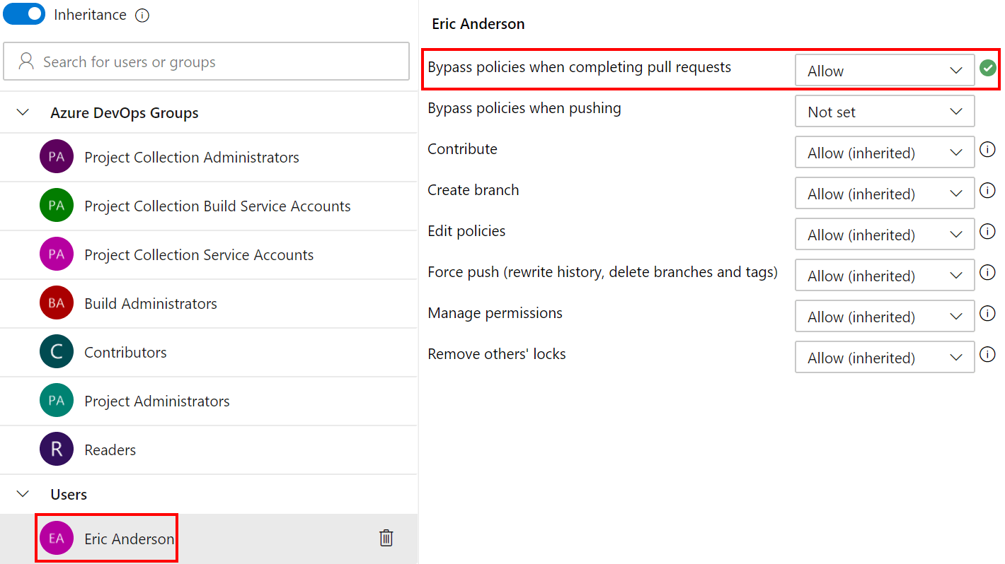 Azure DevOps Repos Bypass Branch Policies Eric L. Anderson
