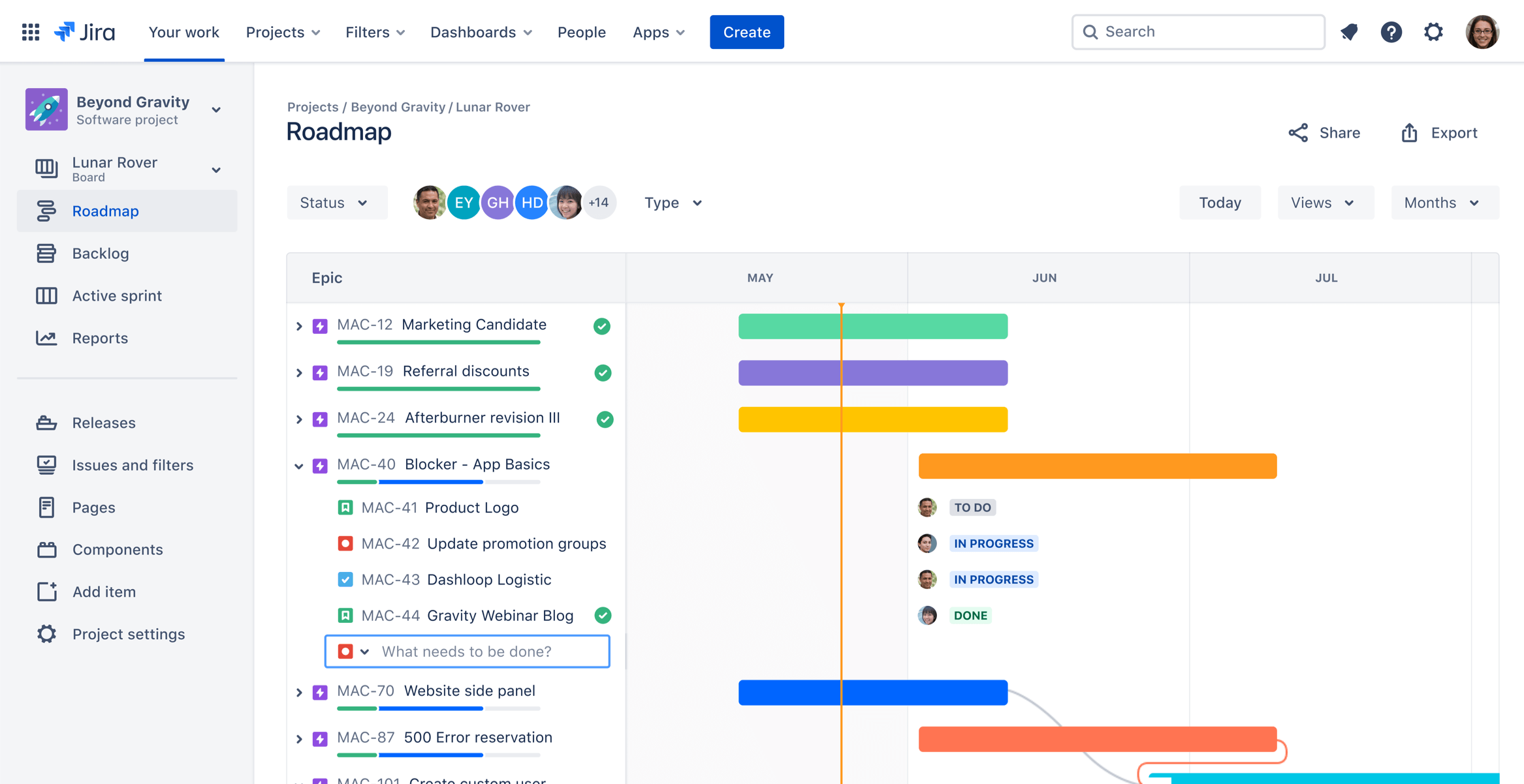 Fully Managed & Flexible Advanced Roadmaps for Jira Hosting Elasity