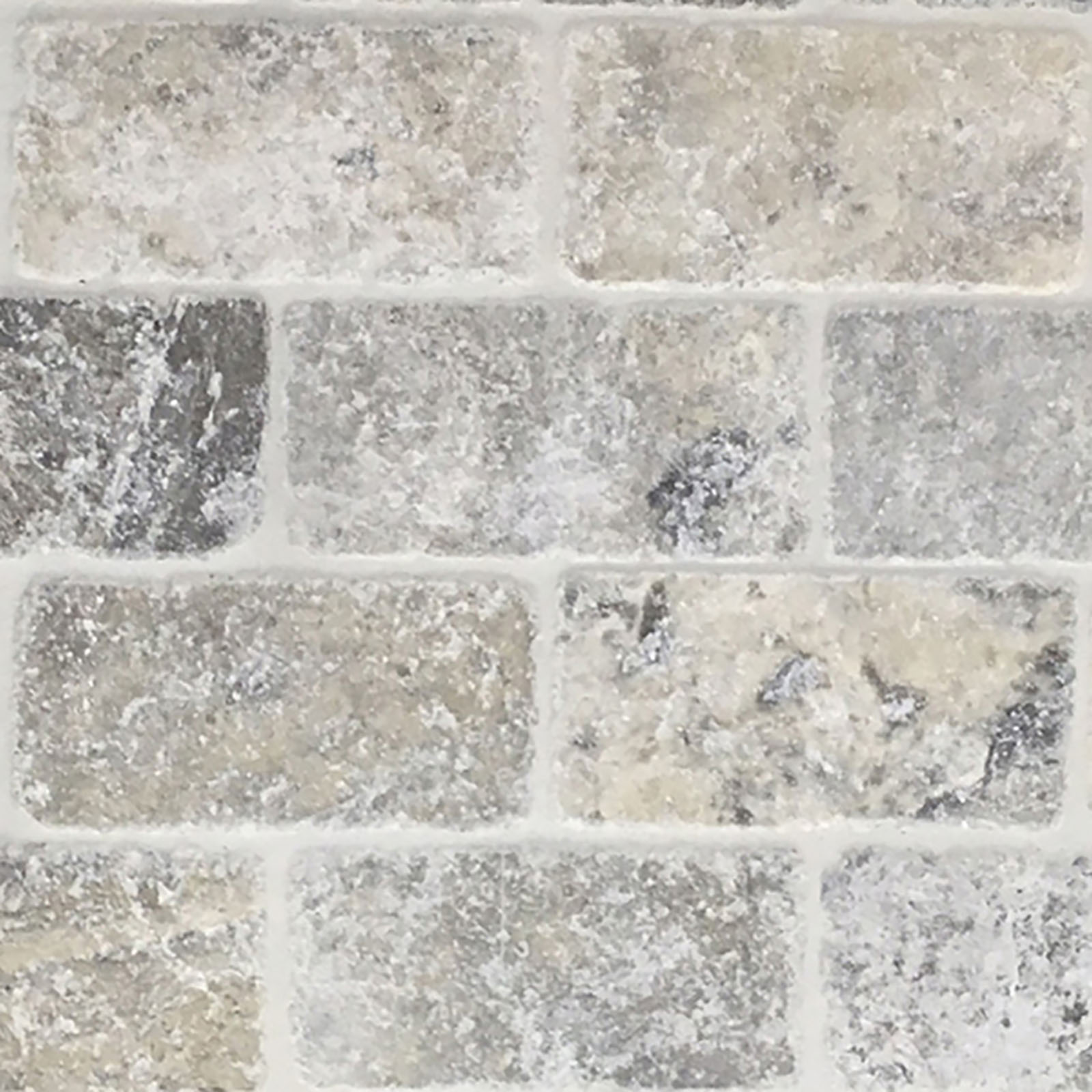 Silver Brick Pattern Ela Stone Gallery