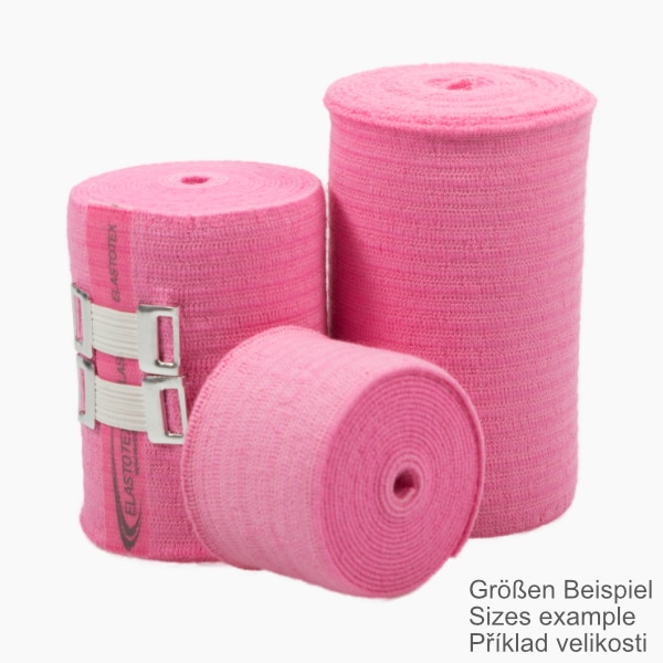 ELASTOFLEXlongstretch bandage PINK Elastotex Connected to