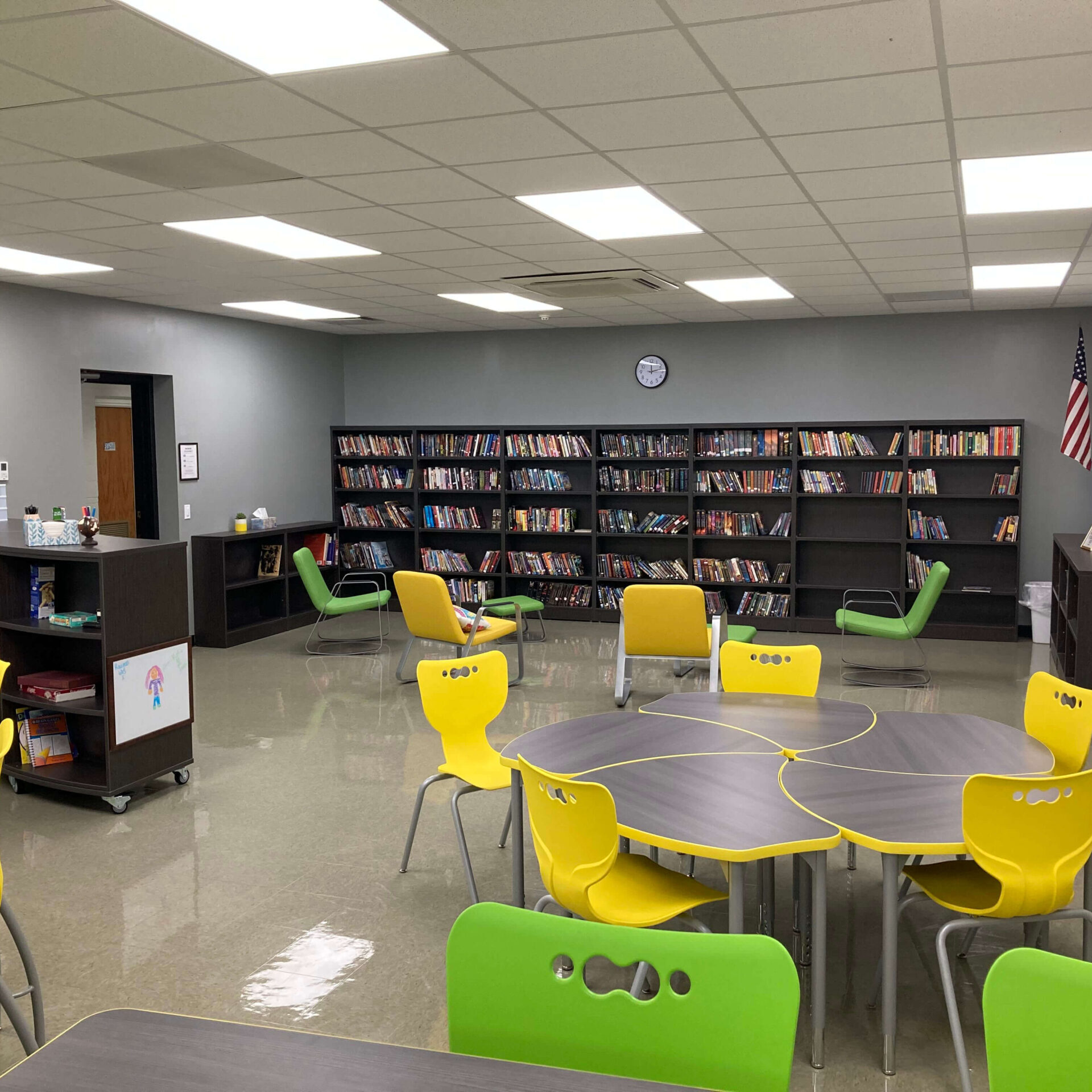 Patoka Jr high and High School Library ELB US Case Study