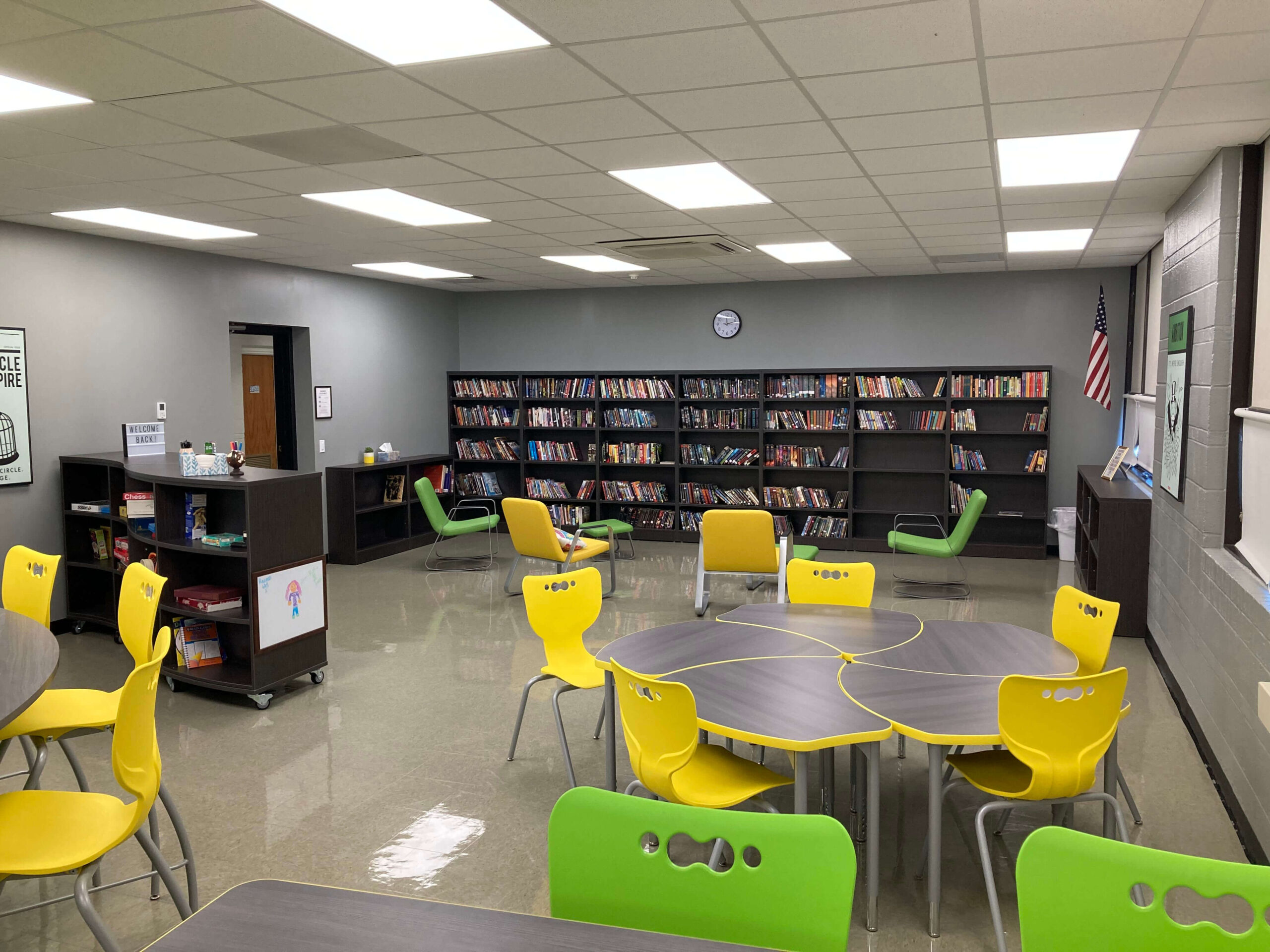 Patoka Jr high and High School Library ELB US Case Study
