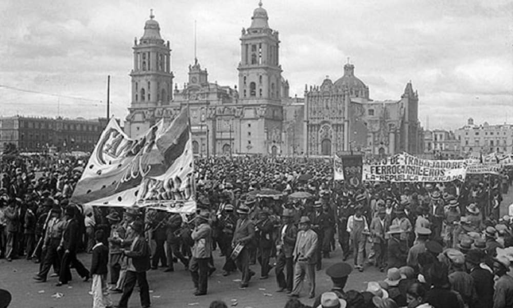 A 60 años así se vivió la huelga ferrocarrilera de 1959 en México