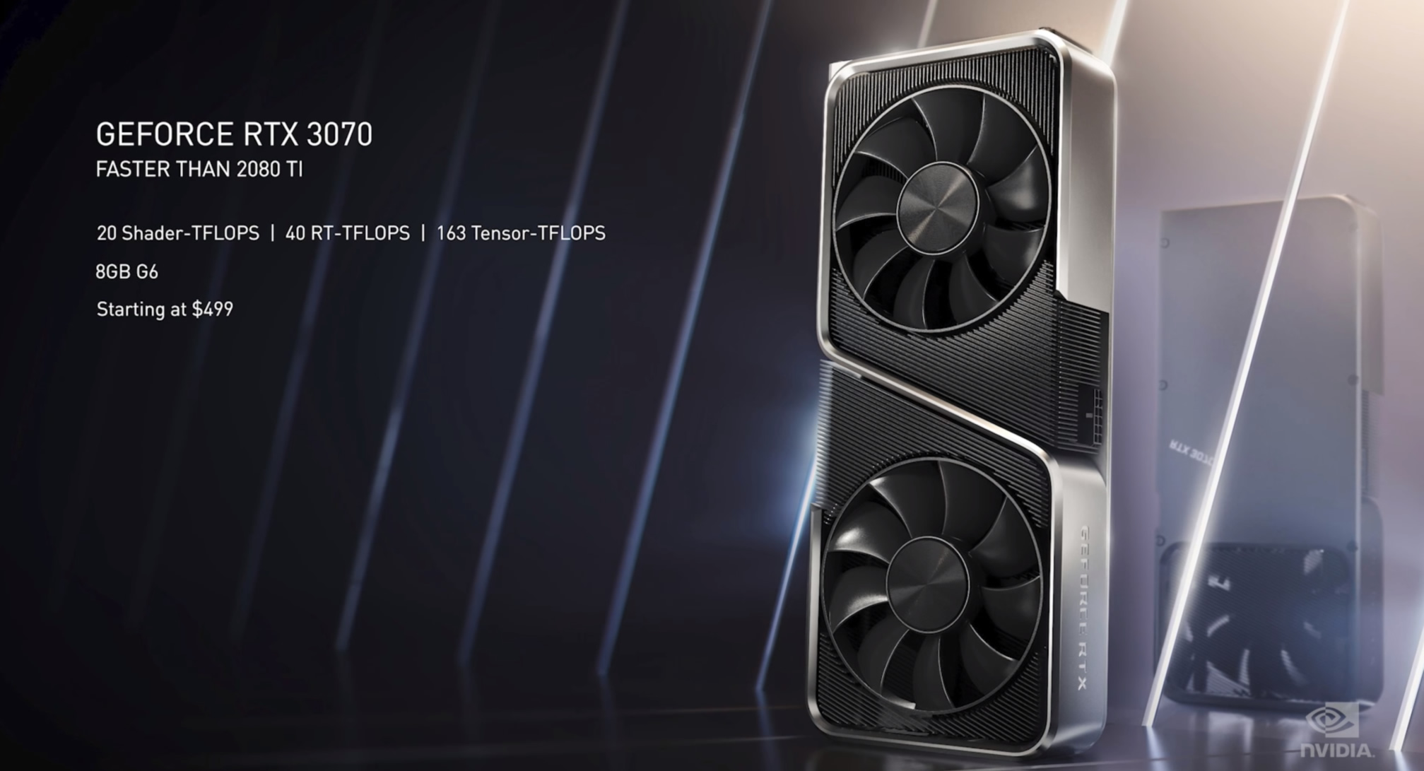 Nvidia GeForce RTX 3070 La "Killer" de la GeForce RTX