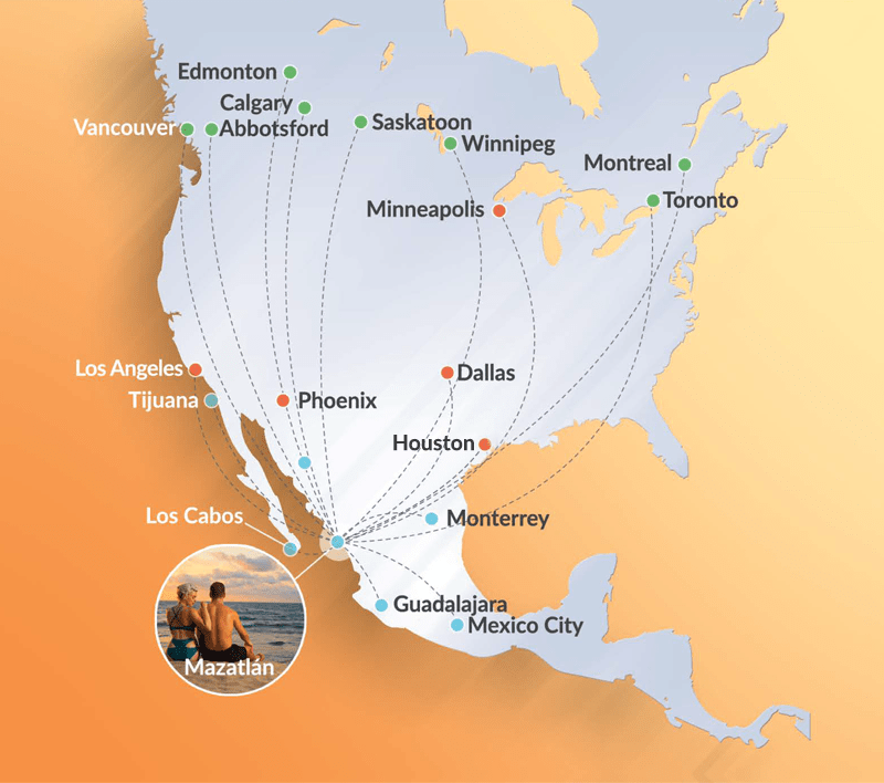 Airline Options El Cid Vacations Club