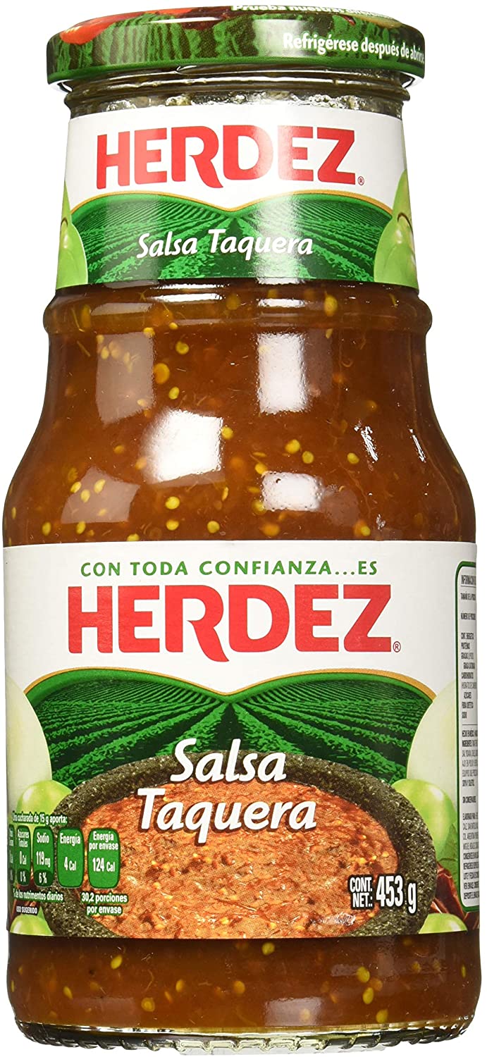 Salsa taquera Herdez El Colibri Order Mexican, Spanish and American