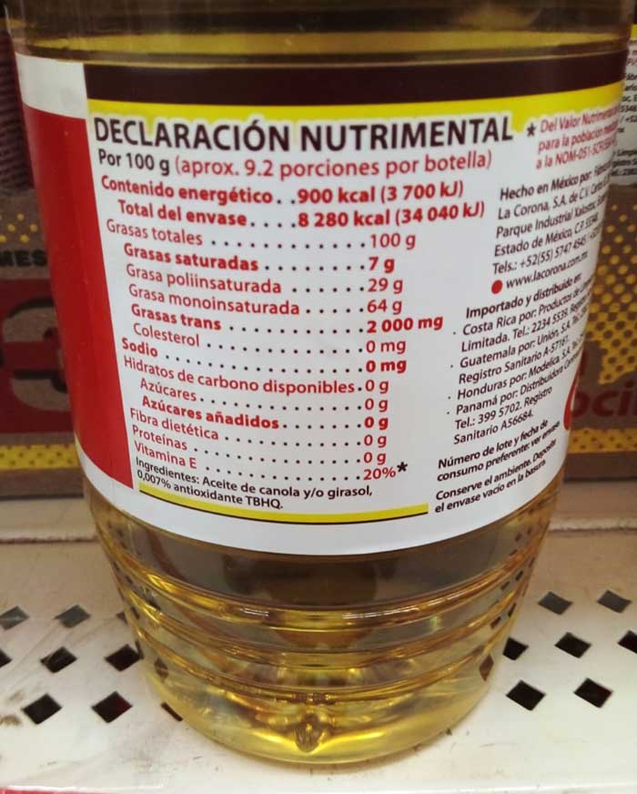 Aceite 1 2 3, ¿es malo? ⚠️ Profeco