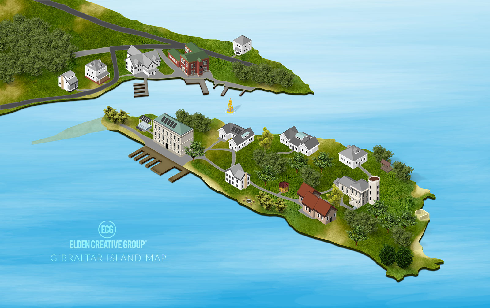 Ohio State University Stone Lab Handbook Art Elden Creative Group