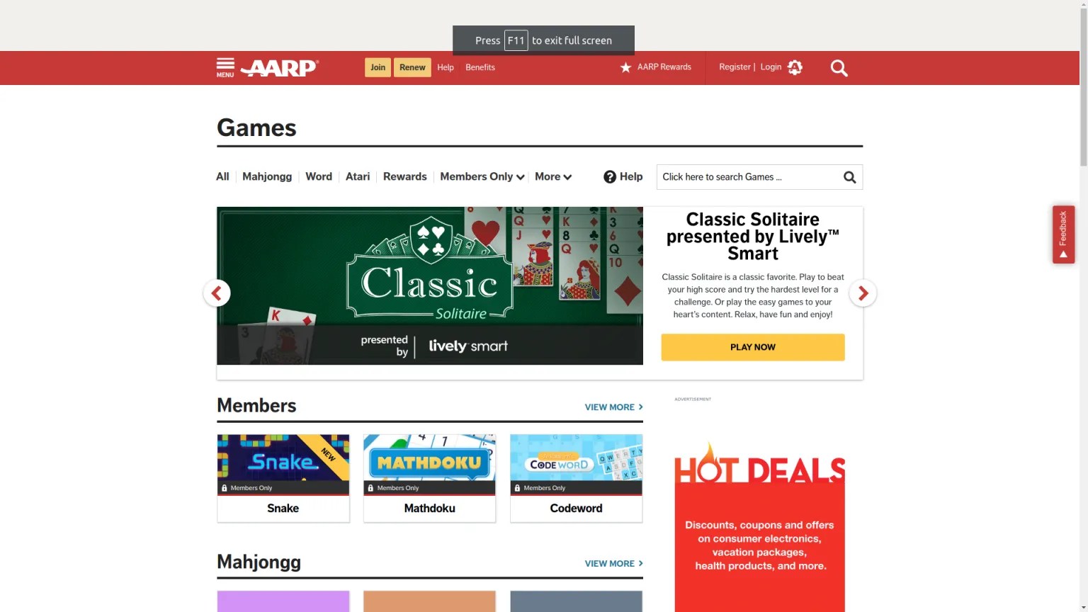 Best Online Games for Seniors Eldercare Digest